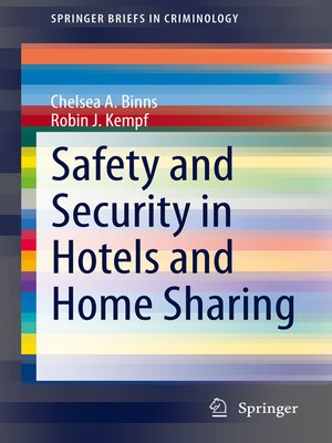 cover image of Safety and Security in Hotels and Home Sharing